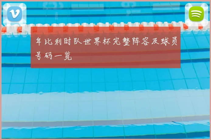年比利时队世界杯完整阵容及球员号码一览